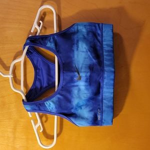 Nike Blue TieDye Sports Bra